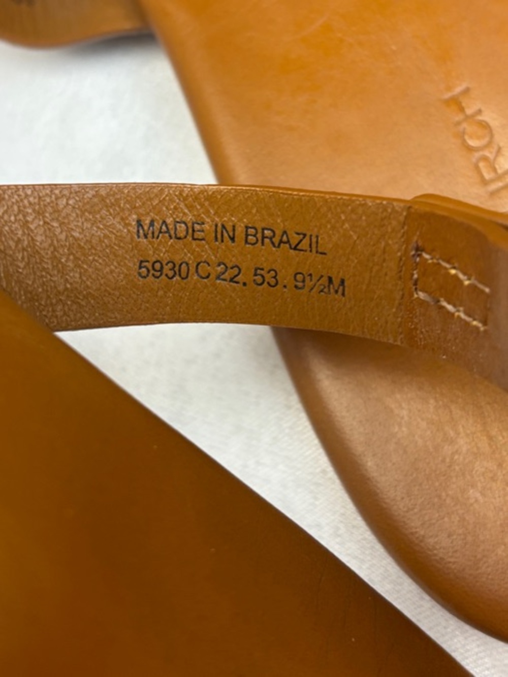 Tory Burch Tan Miller Leather Sandals - Picture 5 of 8